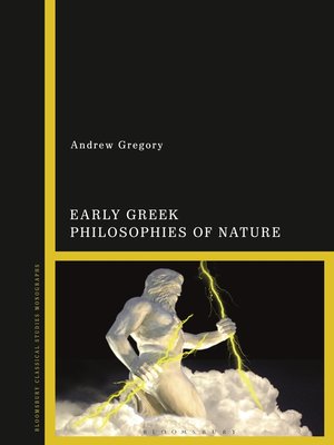 cover image of Early Greek Philosophies of Nature